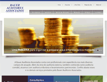 Tablet Screenshot of bauerauditores.com.br